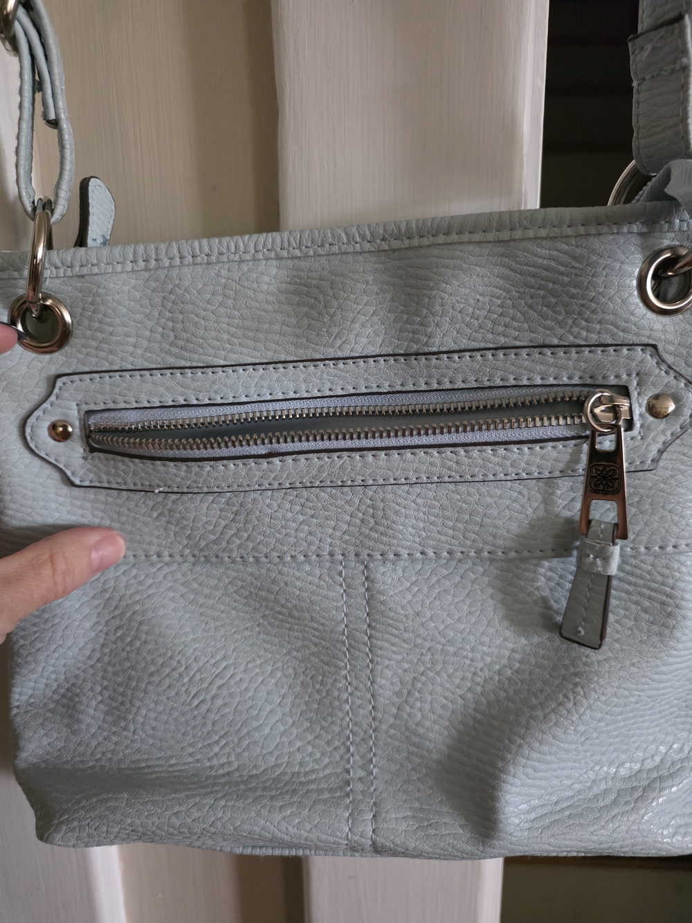 Source Unknown Light Blue Crossbody Bag - Slim Shoulder Purse - Picture 7 of 12